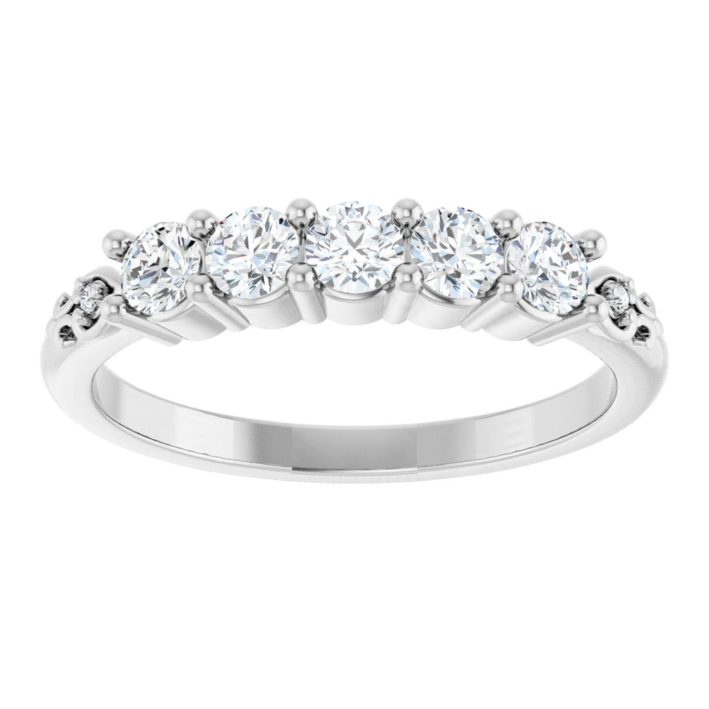 Five-Stone Anniversary Band
