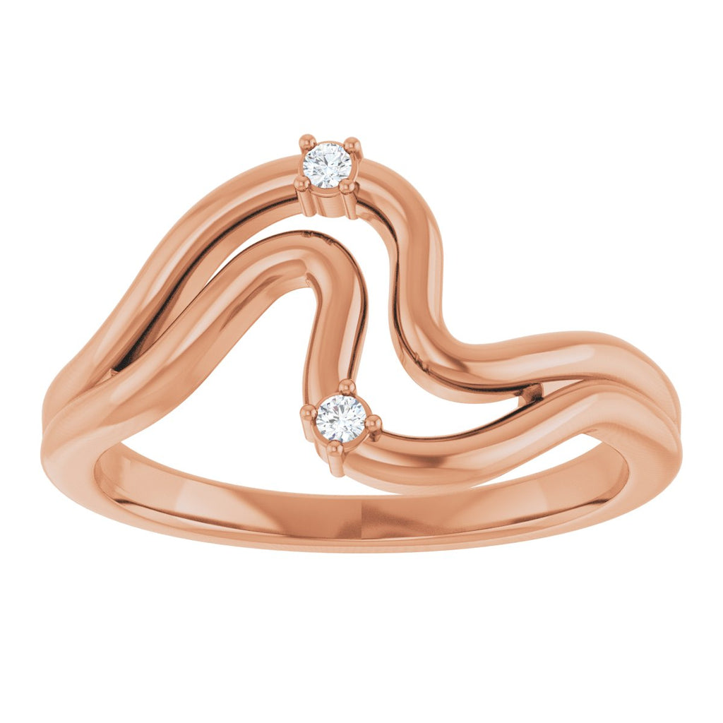 Accented Freeform Ring