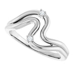 Accented Freeform Ring