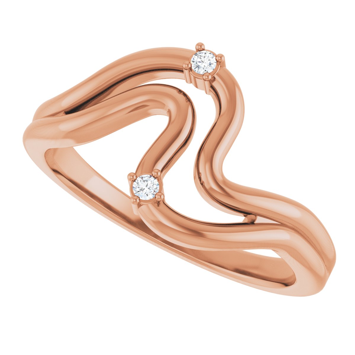 Accented Freeform Ring