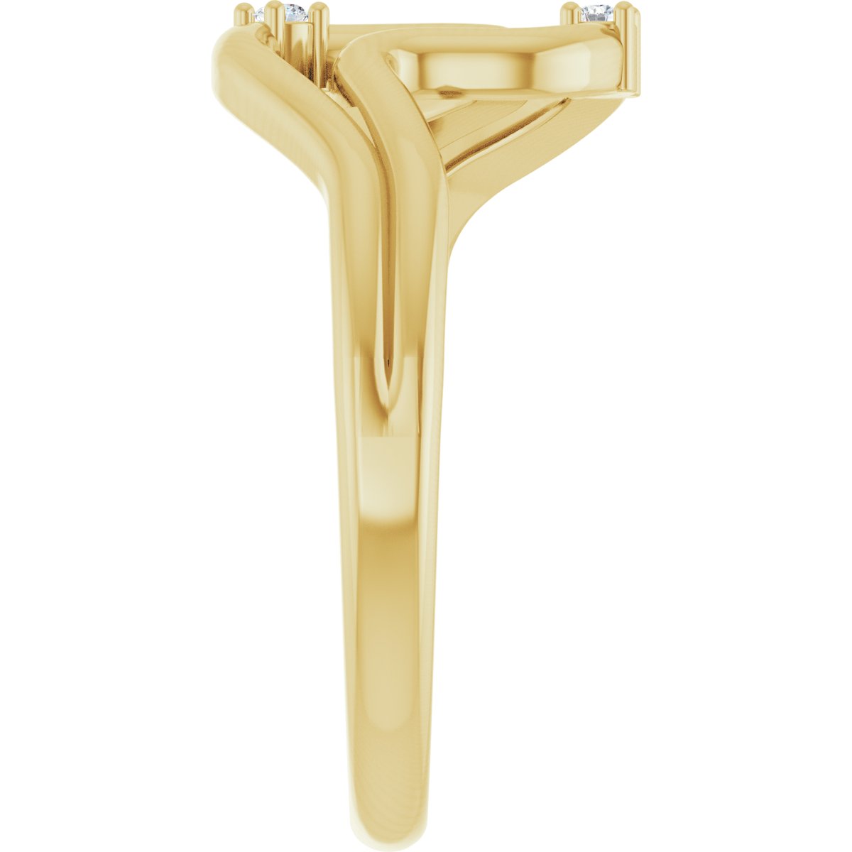 Accented Freeform Ring