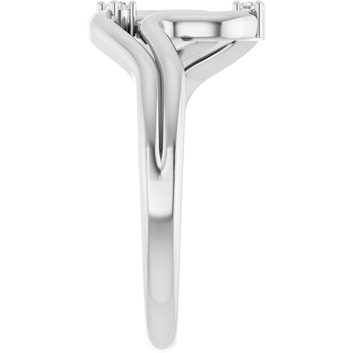 Accented Freeform Ring