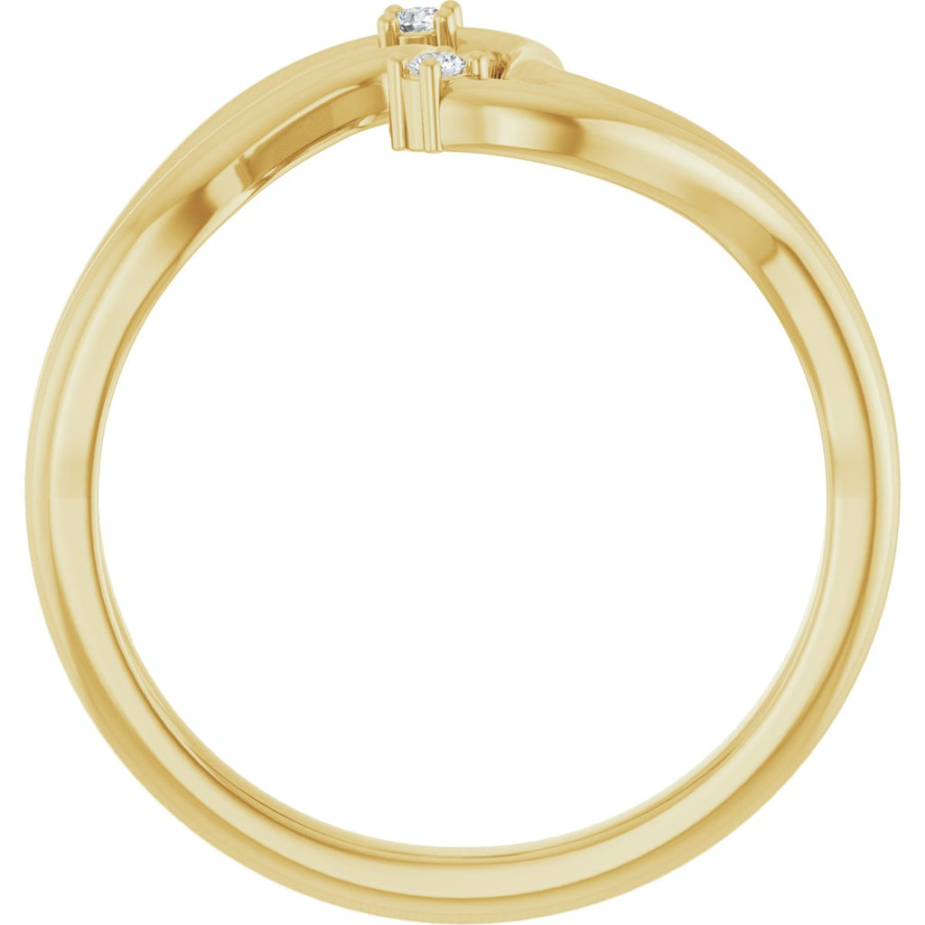 Accented Freeform Ring