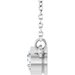 Bezel-Set Solitaire Birthstone Necklace