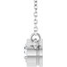 Bezel-Set Solitaire Birthstone Necklace
