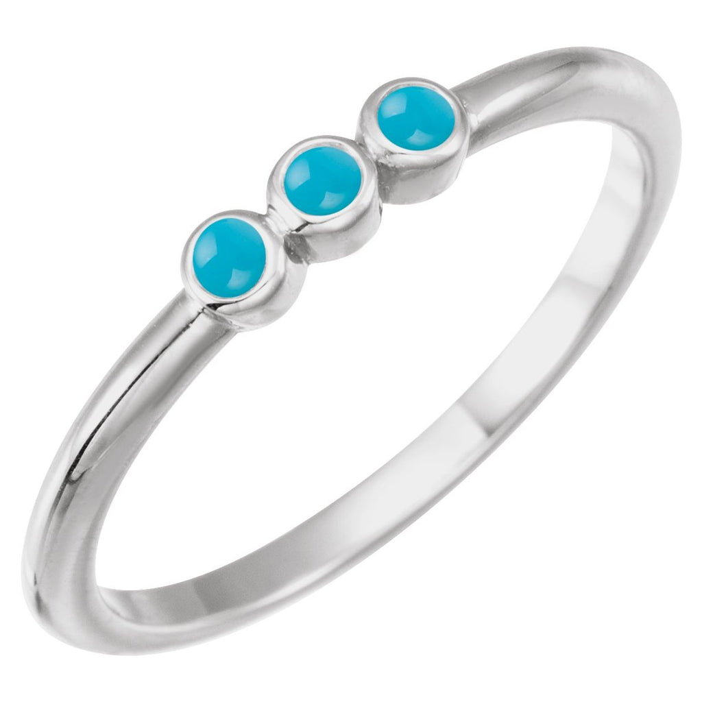 Rose-Cut Stackable Ring
