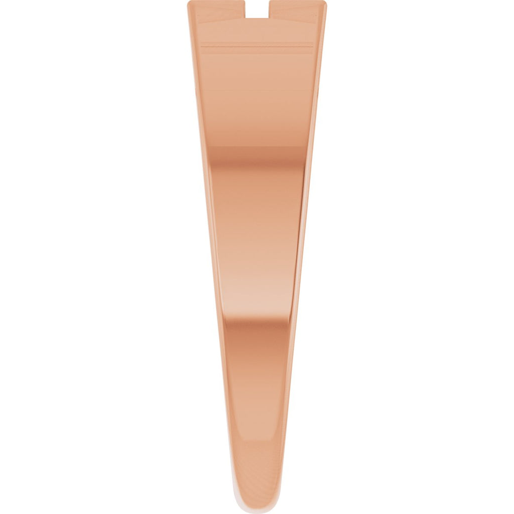 Rectangle Cross Signet Ring