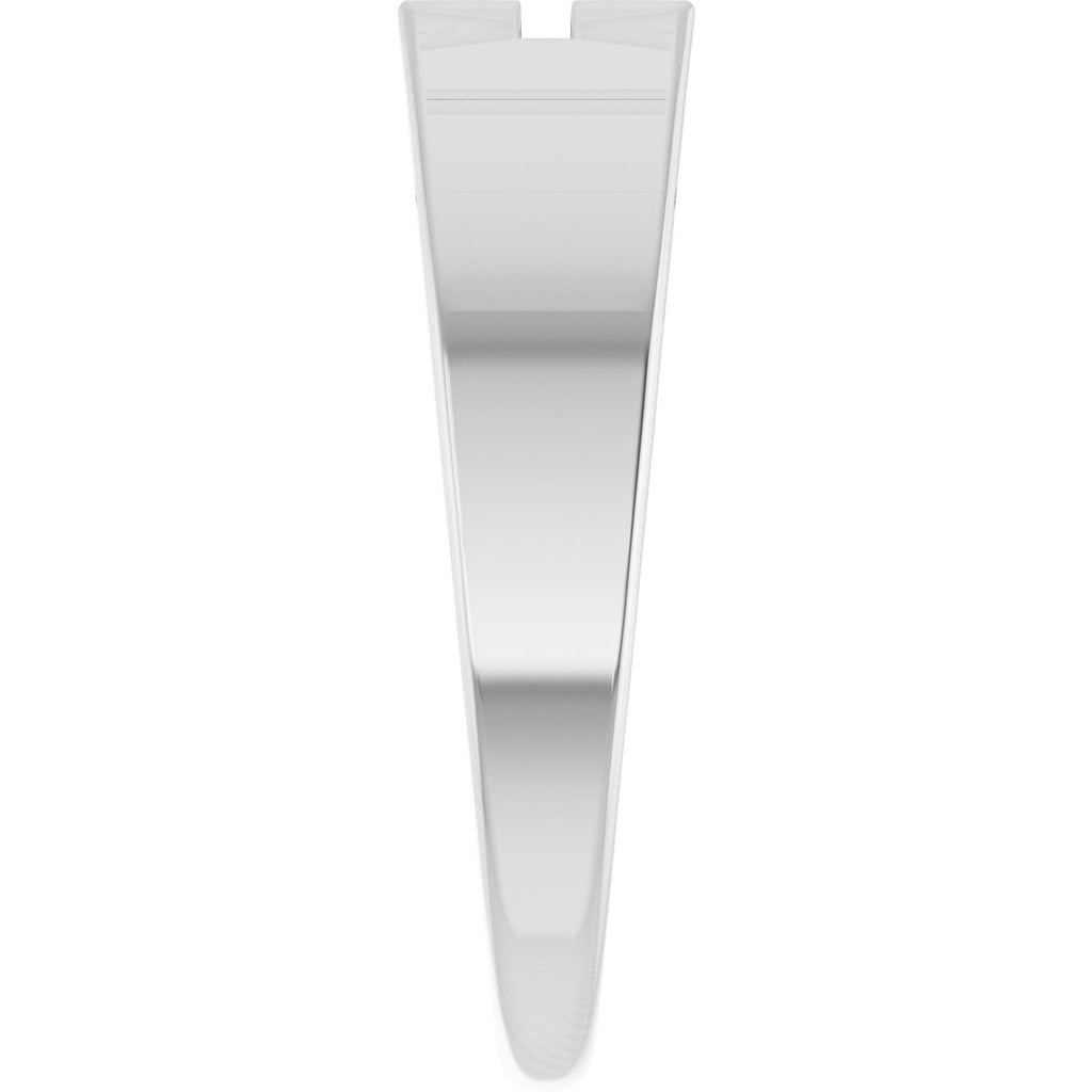 Rectangle Cross Signet Ring