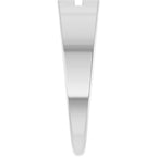 Rectangle Cross Signet Ring