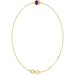 Bezel-Set Link Bracelet