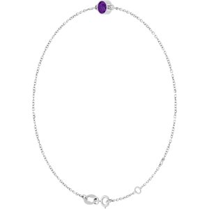 Bezel-Set Link Bracelet