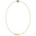 Bezel-Set Link Bracelet