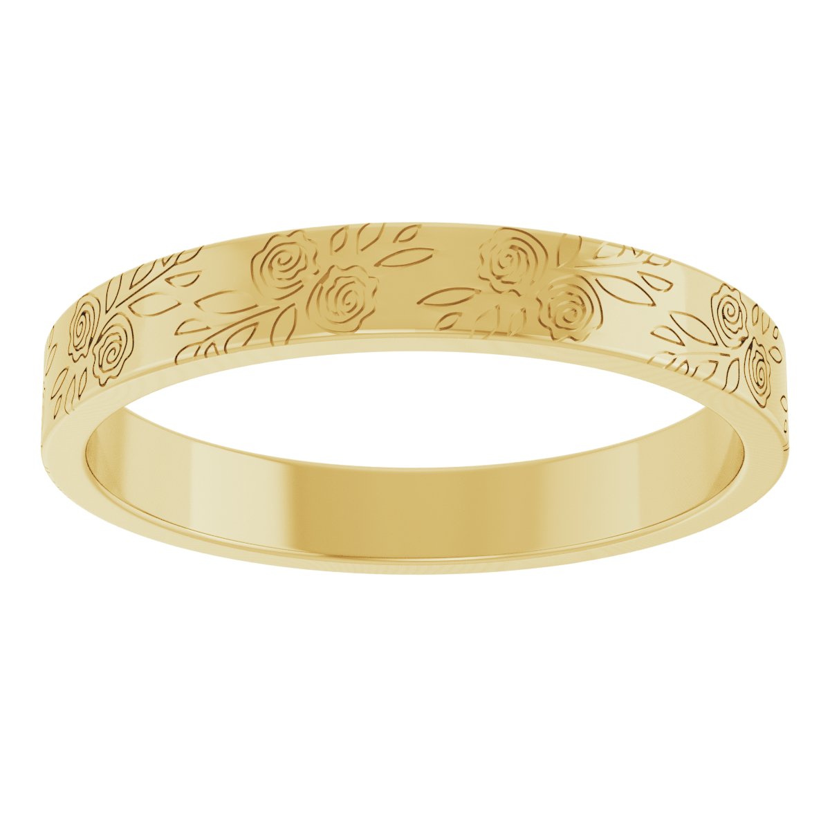 Floral Flat Band