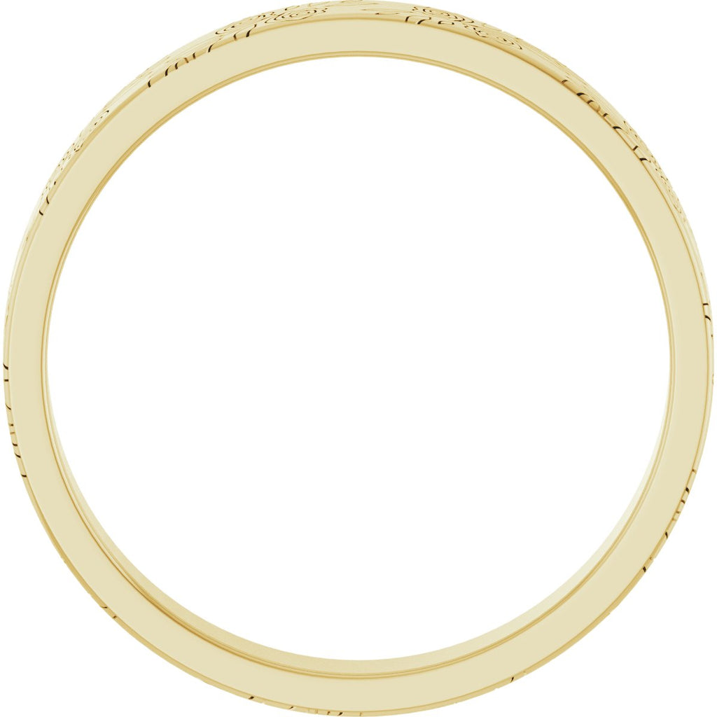 Floral Flat Band
