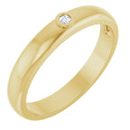 Bezel-Set Solitaire Band
