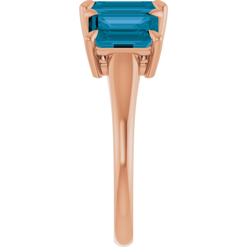 Claw-Prong Three-Stone Ring