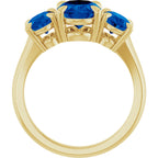 Claw-Prong Three-Stone Ring