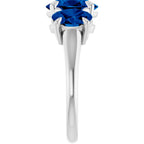 Claw-Prong Three-Stone Ring