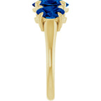 Claw-Prong Three-Stone Ring