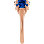 Claw-Prong Three-Stone Ring
