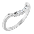 Accented Engagement Ring or Band