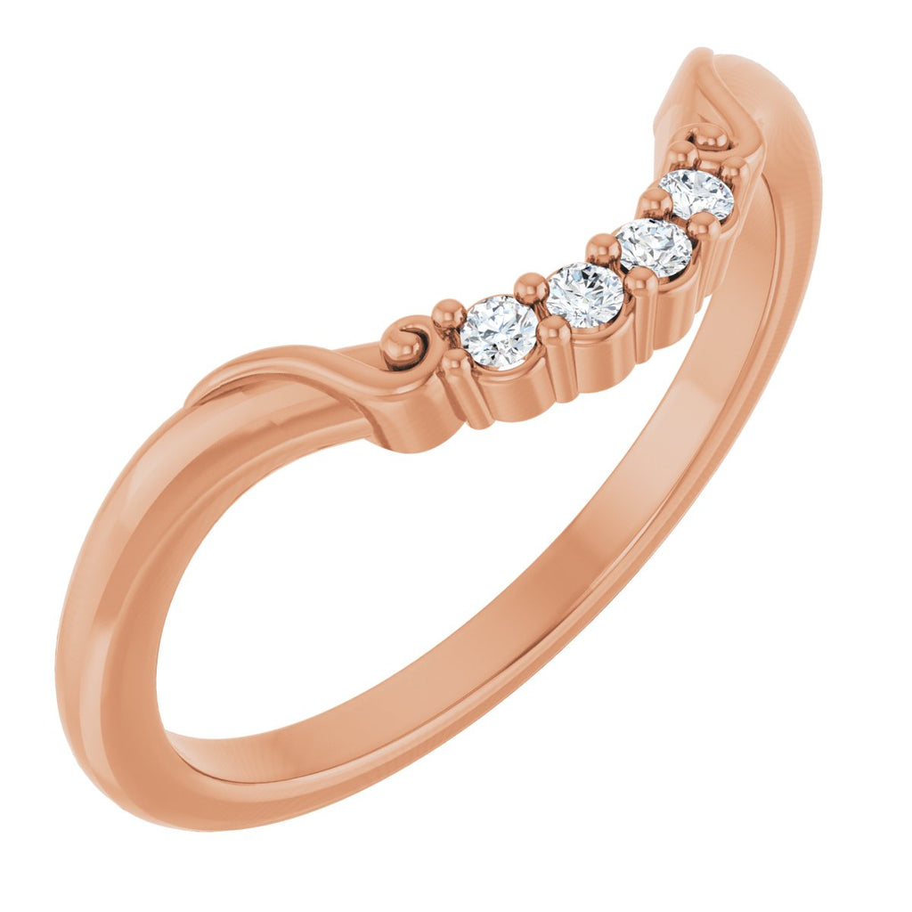 Accented Engagement Ring or Band