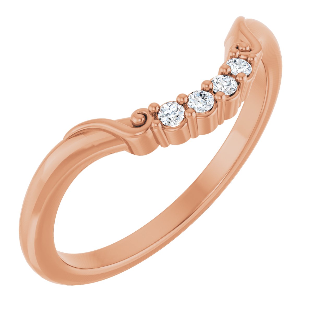 Accented Engagement Ring or Band