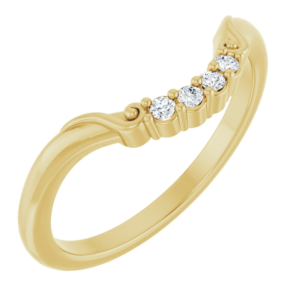 Accented Engagement Ring or Band