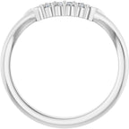 Accented Engagement Ring or Band