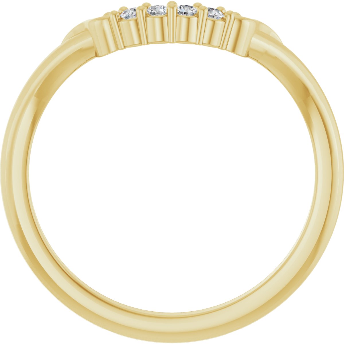 Accented Engagement Ring or Band