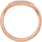 Accented Engagement Ring or Band