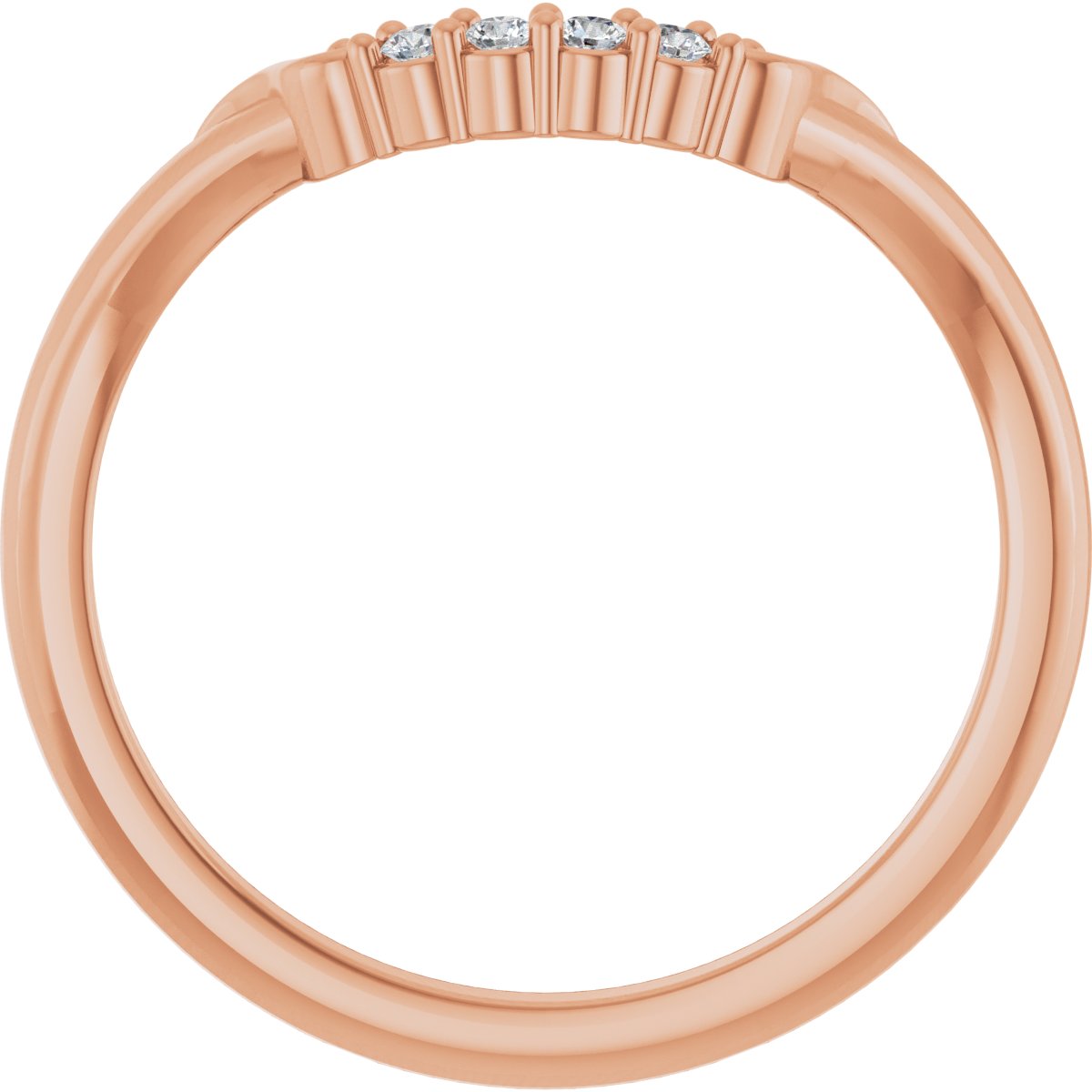 Accented Engagement Ring or Band