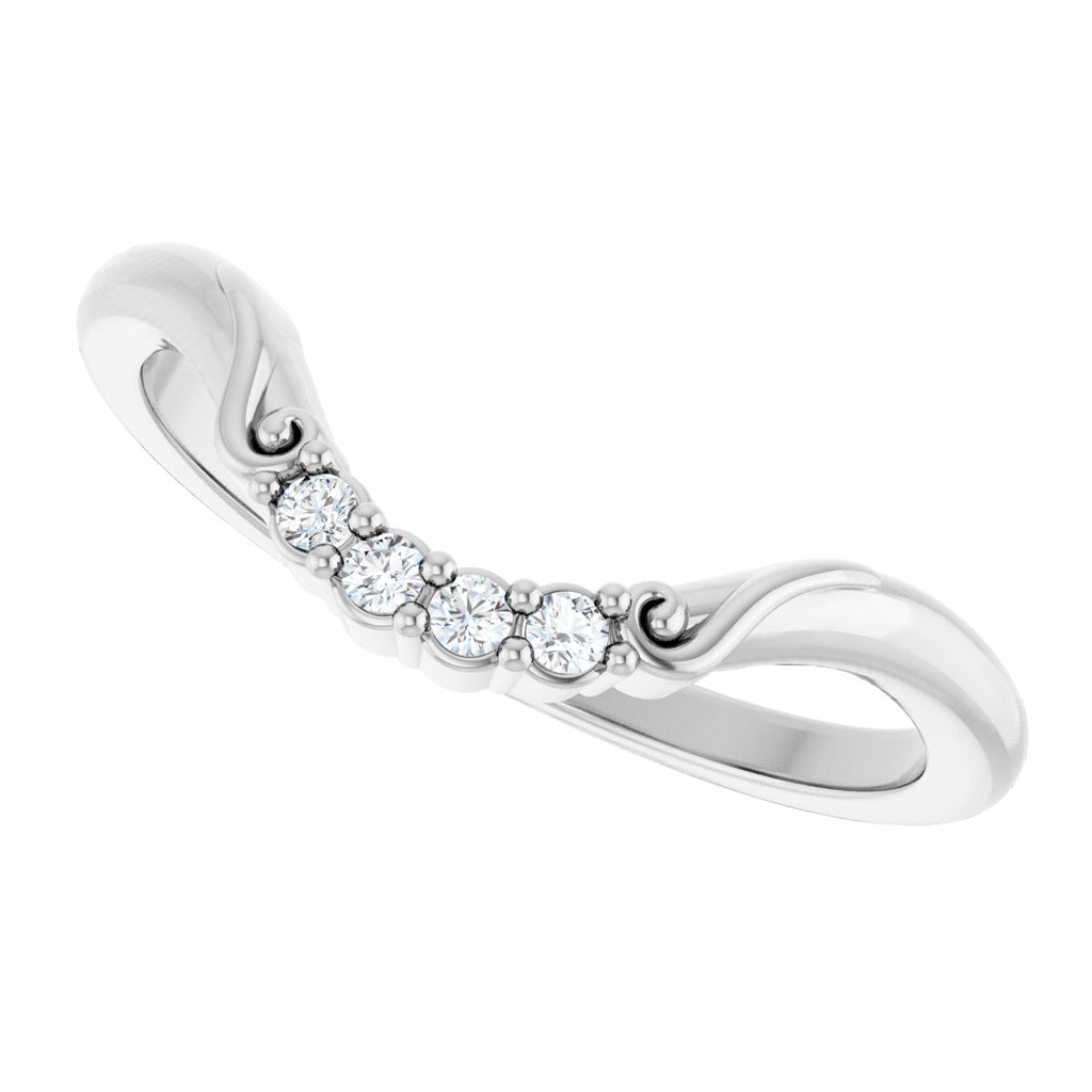 Accented Engagement Ring or Band