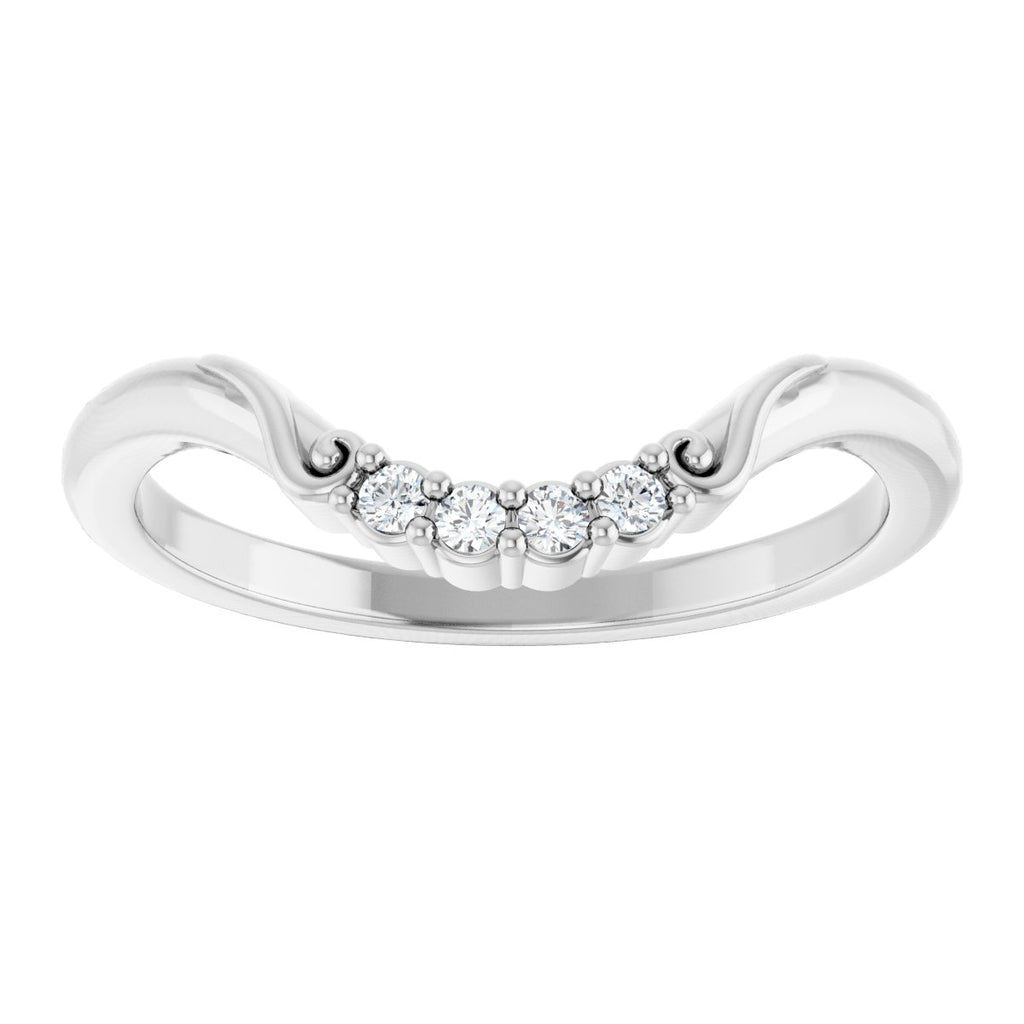 Accented Engagement Ring or Band