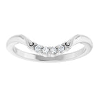 Accented Engagement Ring or Band