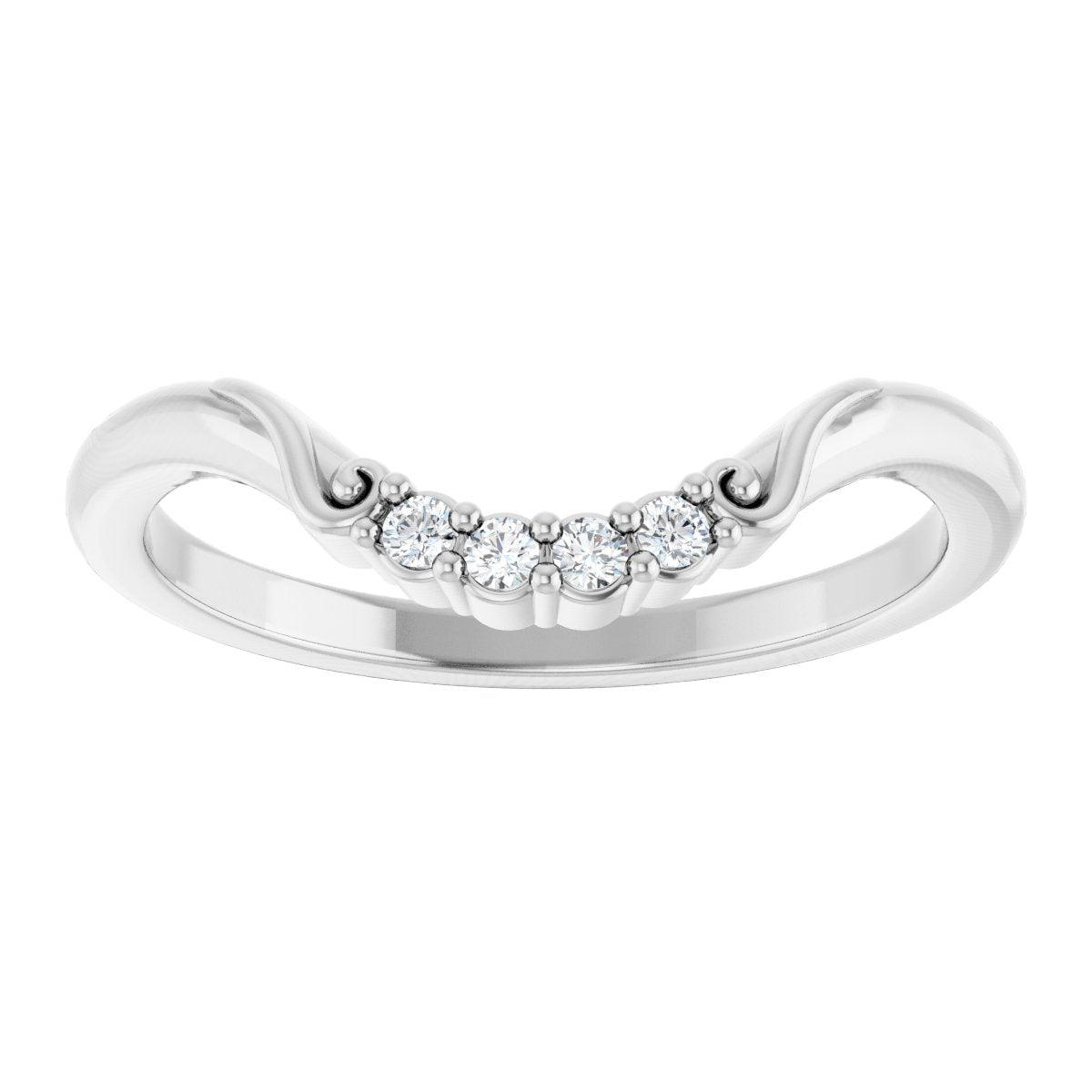 Accented Engagement Ring or Band