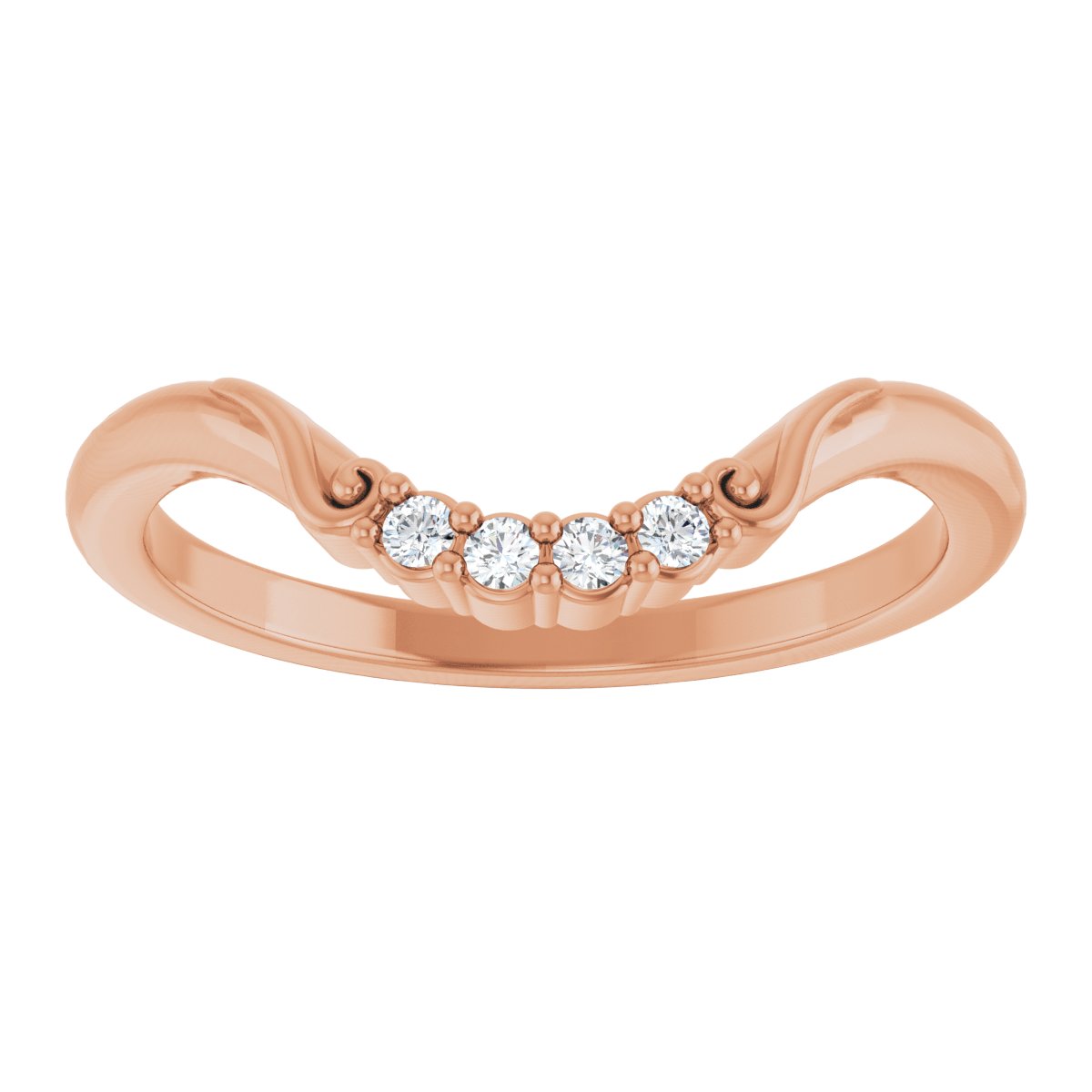 Accented Engagement Ring or Band
