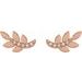 Accented Leaf Earrings