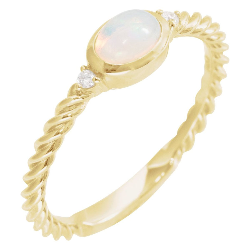 Accented Cabochon Ring