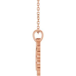 Engravable Scroll Necklace