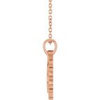 Engravable Scroll Necklace