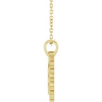 Engravable Scroll Necklace