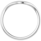 Bezel-Set Three-Stone Engagement Ring or Band