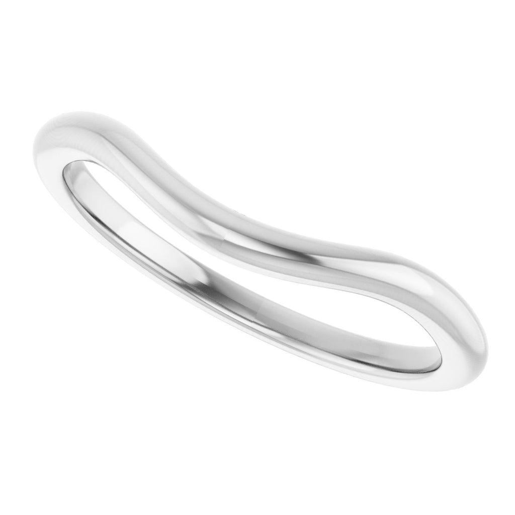 Bezel-Set Three-Stone Engagement Ring or Band