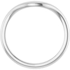 Bezel-Set Three-Stone Engagement Ring or Band