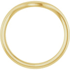 Bezel-Set Three-Stone Engagement Ring or Band