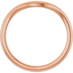 Bezel-Set Three-Stone Engagement Ring or Band