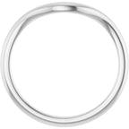 Bezel-Set Three-Stone Engagement Ring or Band