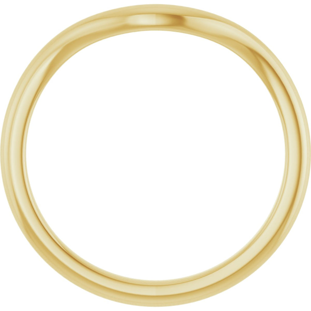 Bezel-Set Three-Stone Engagement Ring or Band