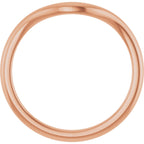Bezel-Set Three-Stone Engagement Ring or Band